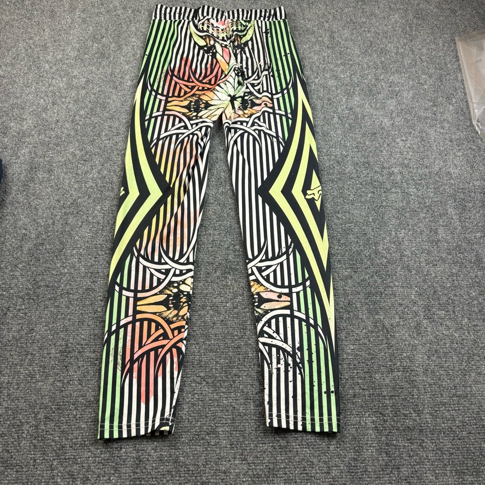 FOX Racing  Womens Endo Leggings Black/White Print size: Small